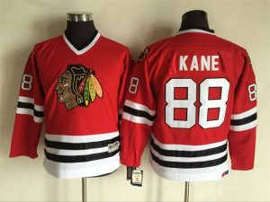 Kinder Chicago Blackhawks Eishockey Trikot Retro Patrick Kane #88 Red